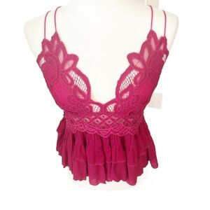 NWT Free People Pink Medium tank top